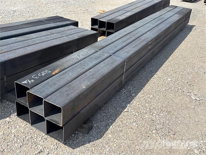 Quantity of (6) 6 in x 6 in x 3/16 in x 14 ft Squa مكونات أخرى