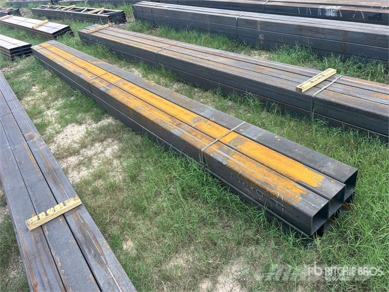 Quantity of (6) 6 in x 6 in x 20 ft Square Tubing Other components