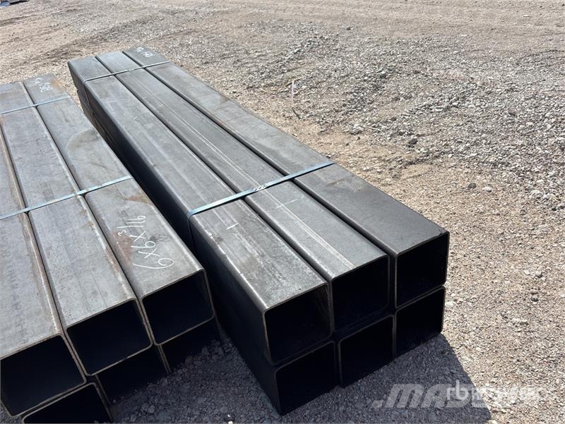 Quantity of (6) 6 in x 6 in x 3/16 in x 8 ft Squar مكونات أخرى