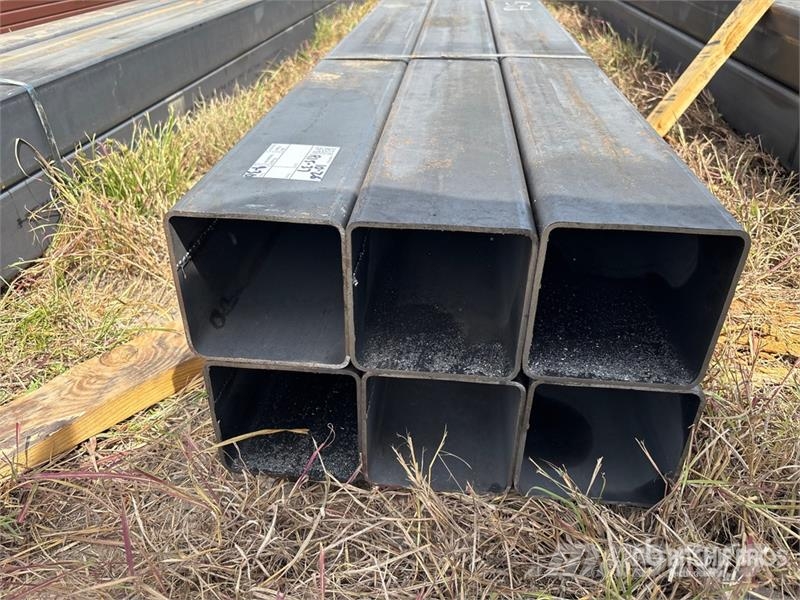 Quantity of (6) 6 in x 6 in x 20 ft Square Tubing Drugi deli