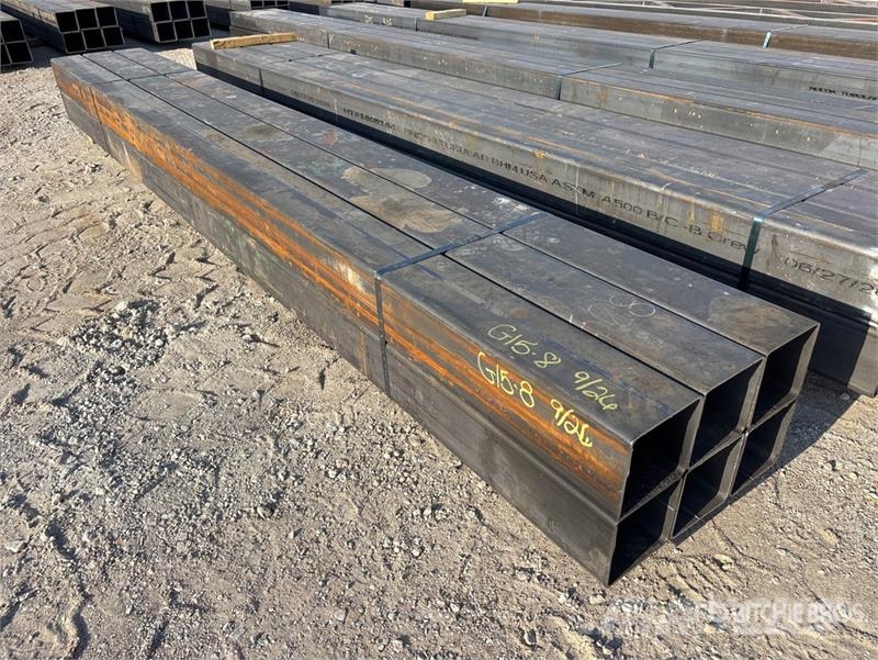 Quantity of (6) 6 in x 6 in x 3/16 in x 12 ft Squa Other components