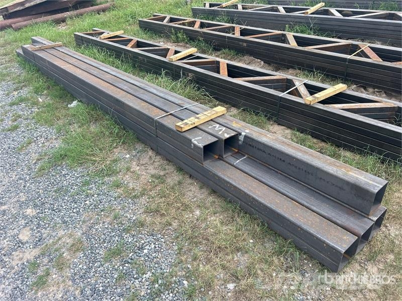 Quantity of (6) 6 in x 6 in Square Tubing (Unused) Other components