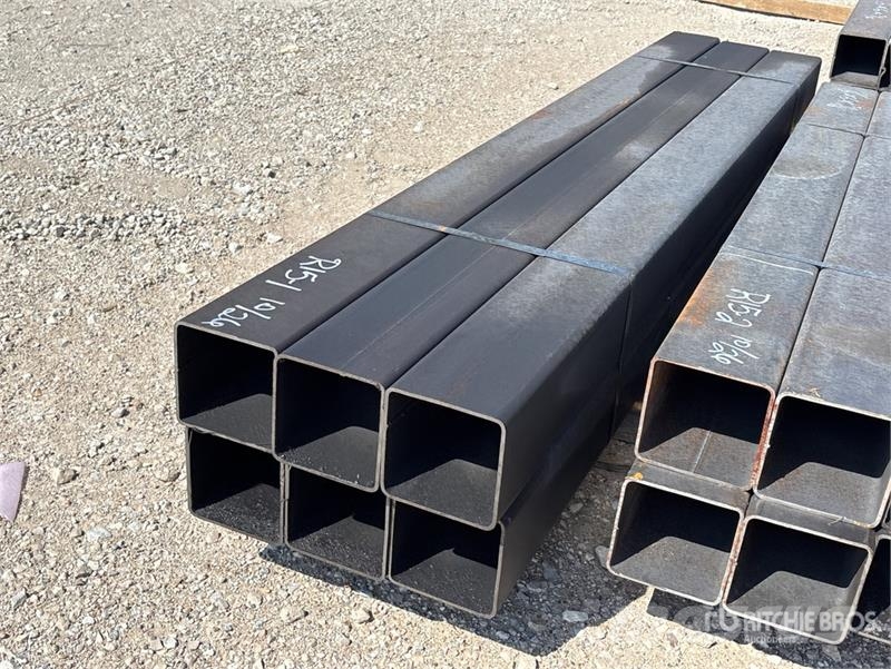 Quantity of (6) 6 in x 6 in x 3/16 in x 8 ft Squar مكونات أخرى