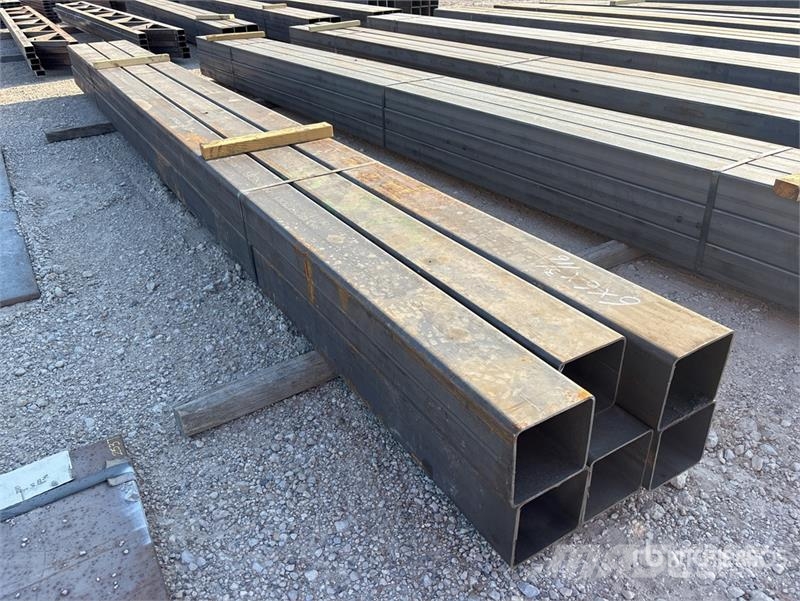 Quantity of (6) 6 in x 6 in x 3/16 in x 17 ft Squa Other components