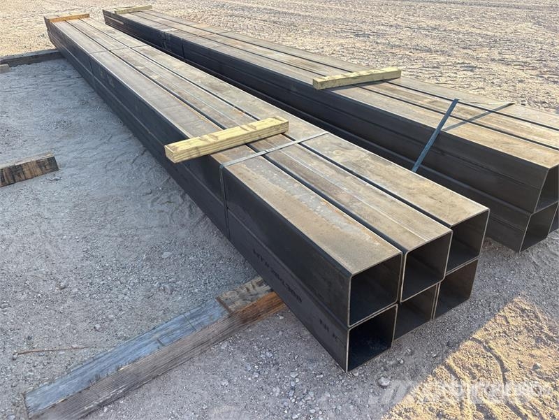  Quantity of (6) 6 in x 6 in x 3/16 in x 20 ft Squa Other components