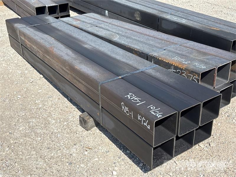 Quantity of (6) 6 in x 6 in x 3/16 in x 8 ft Squar مكونات أخرى