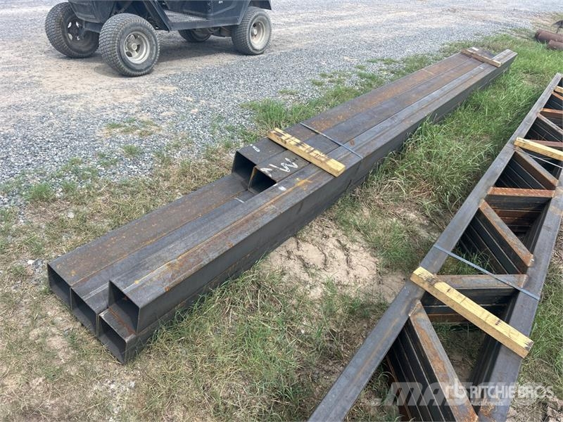Quantity of (6) 6 in x 6 in Square Tubing (Unused) Other components