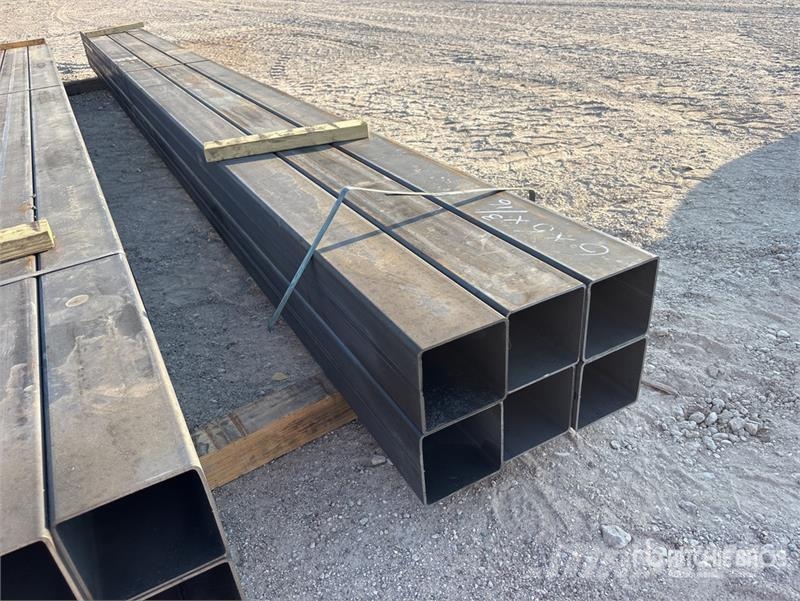  Quantity of (6) 6 in x 6 in x 3/16 in x 20 ft Squa Other components