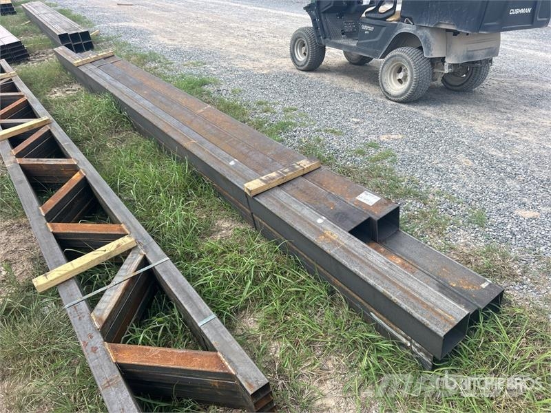 Quantity of (6) 6 in x 6 in Square Tubing (Unused) Other components