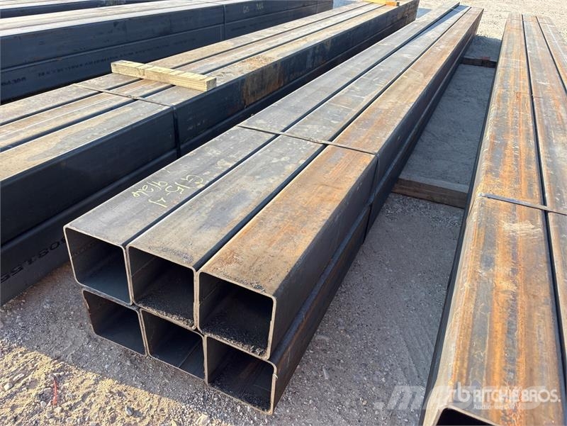  Quantity of (6) 6 in x 6 in x 3/16 in x 20 ft Squa Other components