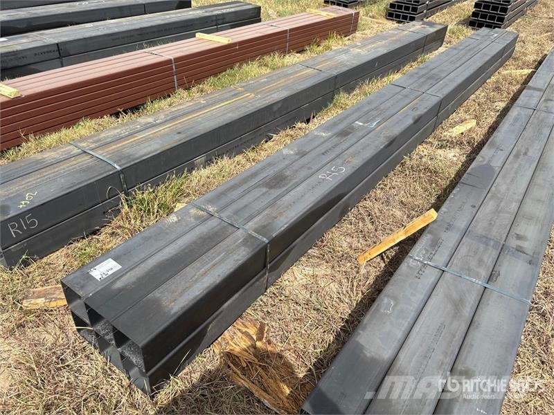 Quantity of (6) 6 in x 6 in x 20 ft Square Tubing Drugi deli