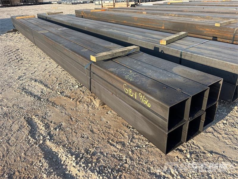  Quantity of (6) 6 in x 6 in x 3/16 in x 20 ft Squa Other components