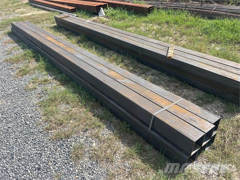 Quantity of (6) 6 in x 6 in x 20 ft Square Tubing Other components