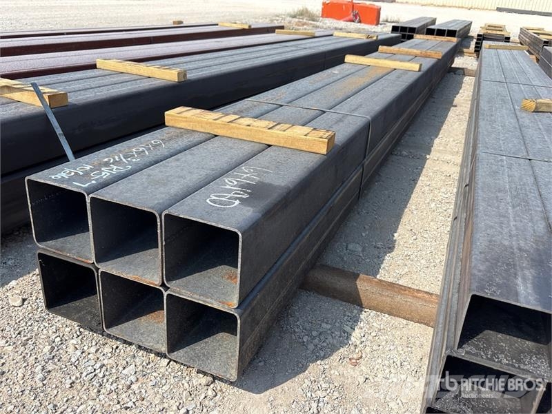 Quantity of (6) 6 in x 6 in x 3/16 in x 20 ft Squa مكونات أخرى