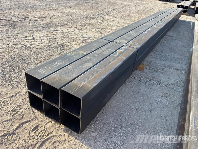 Quantity of (6) 6 in x 6 in x 3/16 in x 20 ft Squa Other components