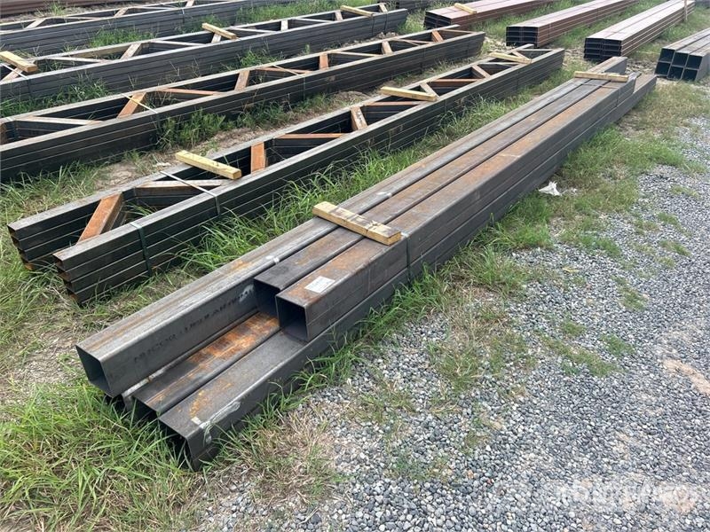 Quantity of (6) 6 in x 6 in Square Tubing (Unused) Other components
