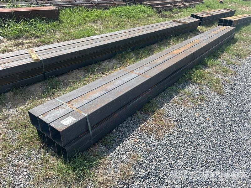 Quantity of (6) 6 in x 6 in x 20 ft Square Tubing Other components