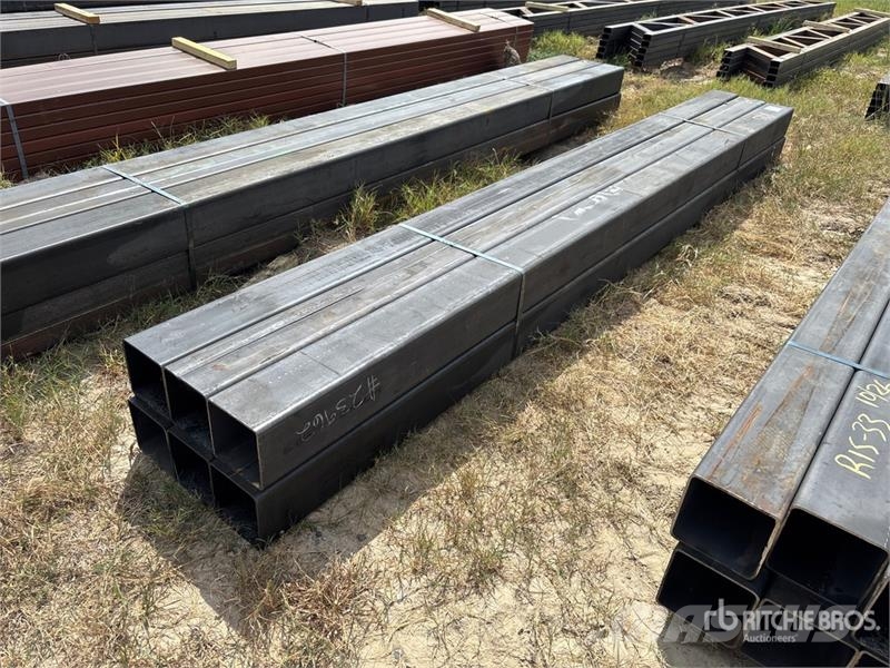 Quantity of (6) 6 in x 6 in x 12 ft Square Tubing Drugi deli