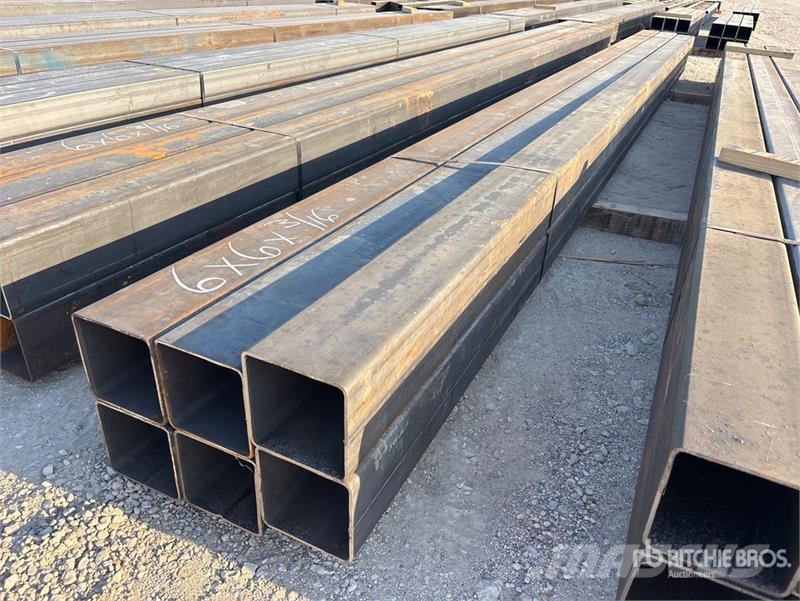  Quantity of (6) 6 in x 6 in x 3/16 in x 20 ft Squa Other components