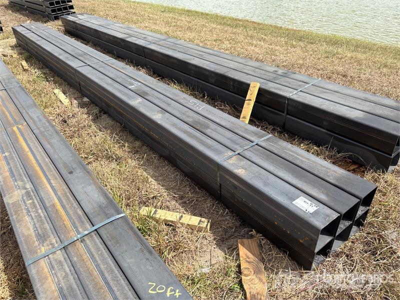 Quantity of (6) 6 in x 6 in x 20 ft Square Tubing Drugi deli