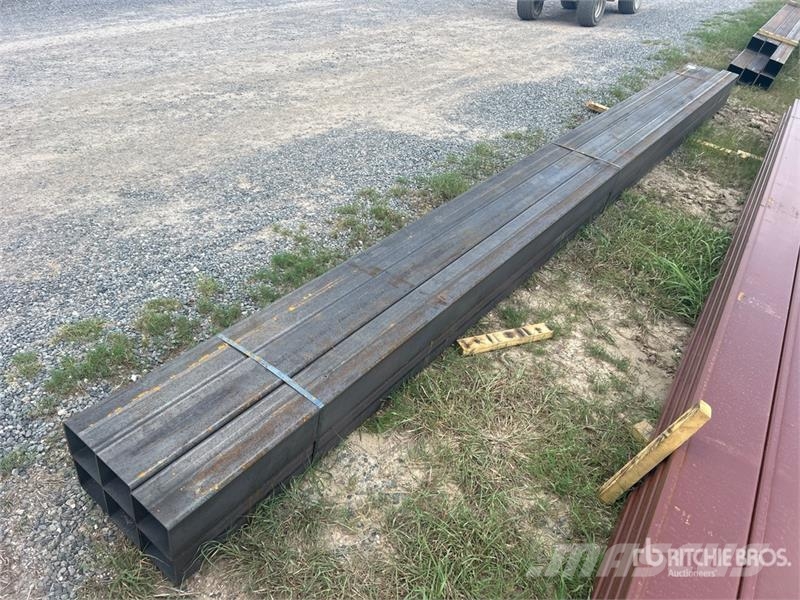 Quantity of (6) 6 in x 6 in x 20 ft Square Tubing Other components