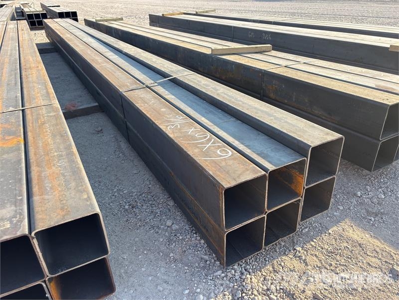  Quantity of (6) 6 in x 6 in x 3/16 in x 20 ft Squa Other components