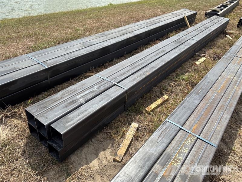 Quantity of (6) 6 in x 6 in x 20 ft Square Tubing Drugi deli