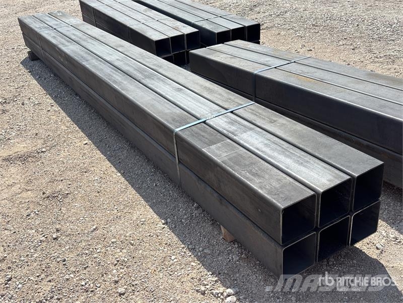Quantity of (6) 6 in x 6 in x 3/16 in x 14 ft Squa مكونات أخرى