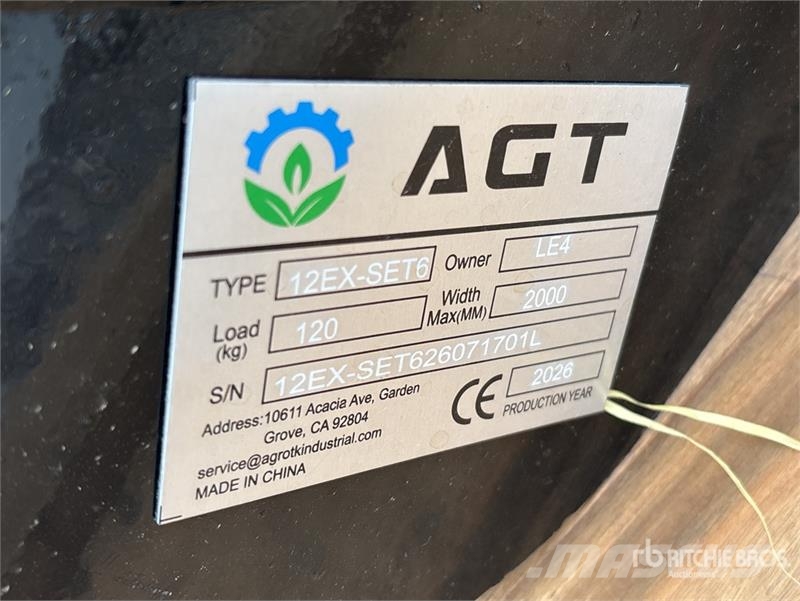  Quantity of (6)  AGT 12EX-SET6 Mini Excavator Atta Other components