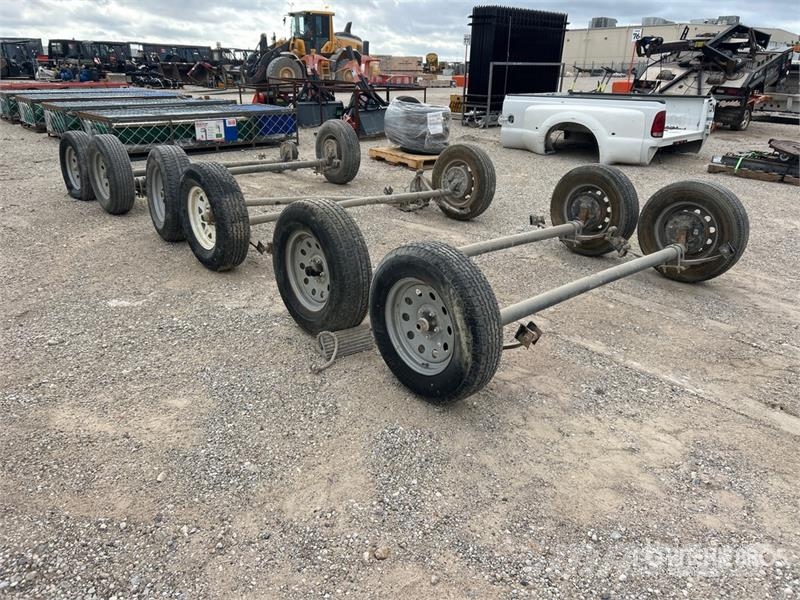Quantity of (6) Enclosed Trailer Axles Essieux