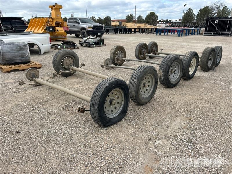 Quantity of (6) Enclosed Trailer Axles Essieux