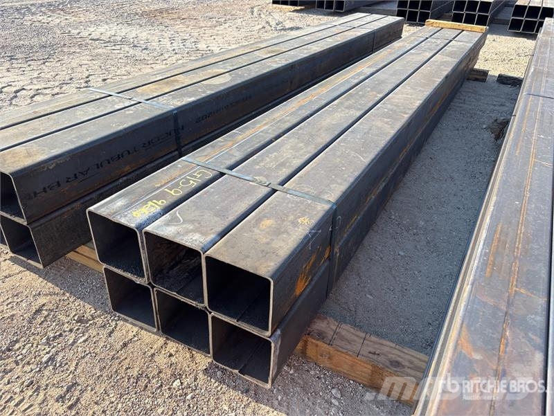 Quantity of 6 in x 6 in x 3/16 in x 12 ft Square T Other components