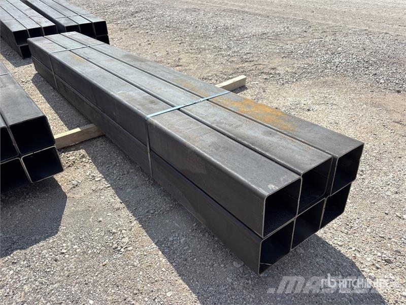 Quantity of 6 in x 6 in x 3/16 in x 10 ft Square T مكونات أخرى