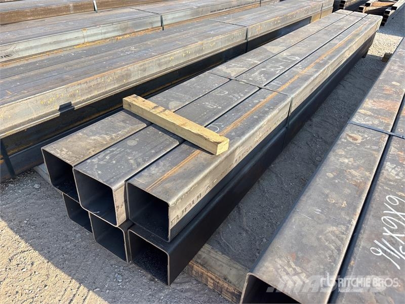 Quantity of 6 in x 6 in x 3/16 in x 12 ft Square T Other components