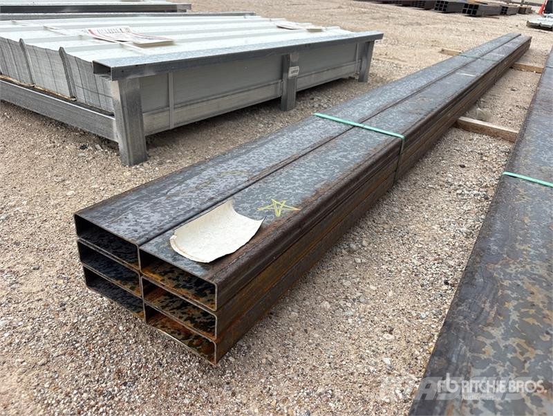  Quantity of (6)  Kit Containers 2 in x 6 in x 23 f Pacēlāji, vinčas un materiālu lifti