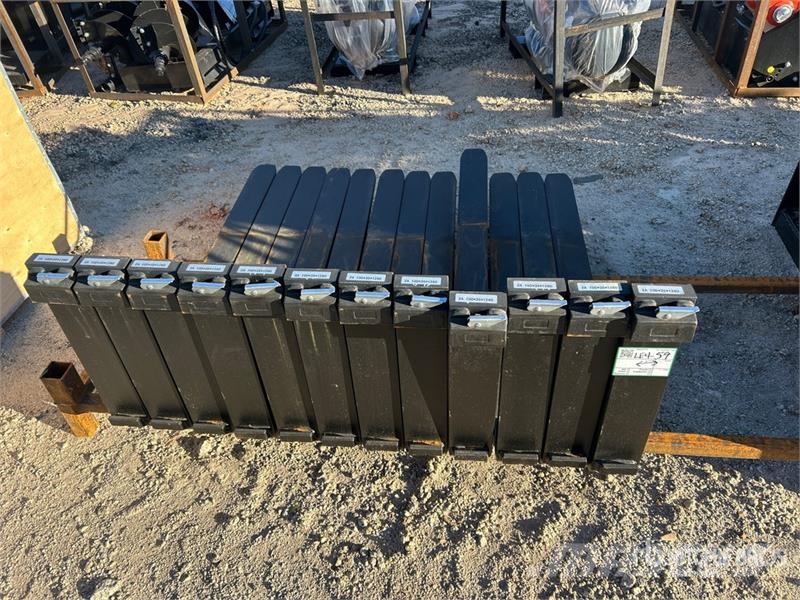  Quantity of (6)  Mower King SA 48 in Skid Steer Fo Fourche