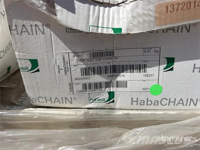  Quantity of (6) Pallets of HABACHAIN Slat Top Flat Bouw - Overige