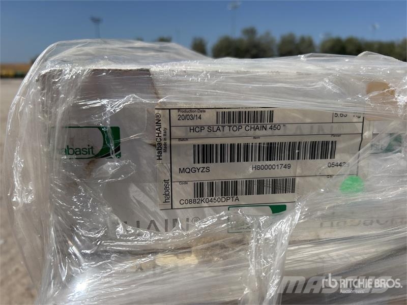  Quantity of (6) Pallets of HABACHAIN Slat Top Flat Bouw - Overige
