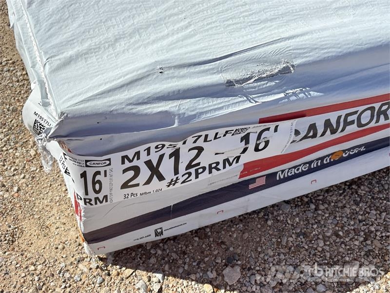  Quantity of (64) 2 in x 12 in x 16 ft SYP #2 Prime Outros componentes