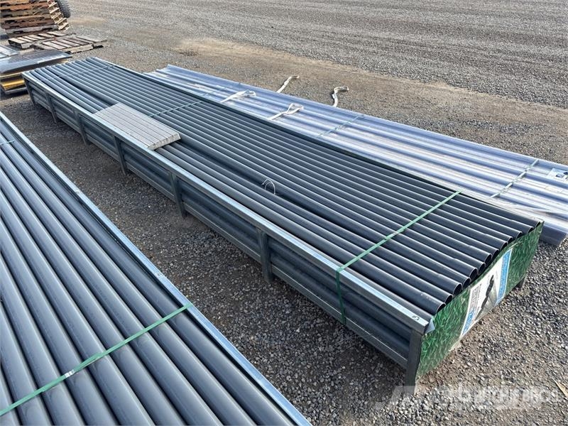 Quantity of (68) 2.48 in x 20 ft Grey UPVC Rigid N Csörlők, emelőberendezések és anyagmozgató liftek