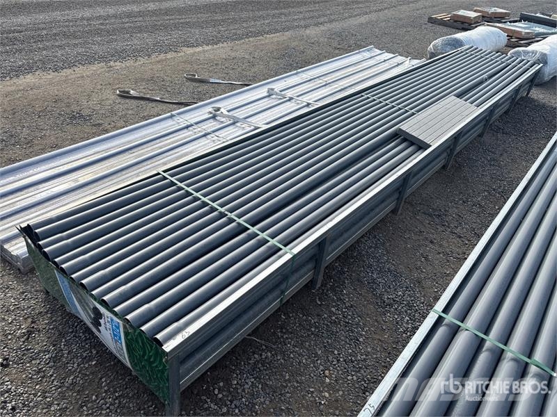 Quantity of (68) 2.48 in x 20 ft Grey UPVC Rigid N Csörlők, emelőberendezések és anyagmozgató liftek