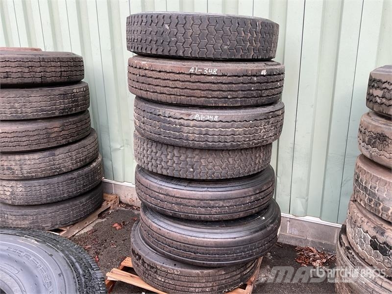 Quantity of (7) 11R24.5 Tires w/(4) Wheels Transport - Inne