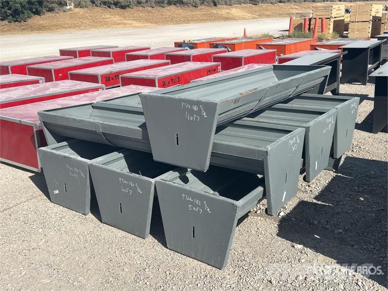 Quantity of (7) Kit Containers CFX-90 Livestock Fe Fütterungsautomaten
