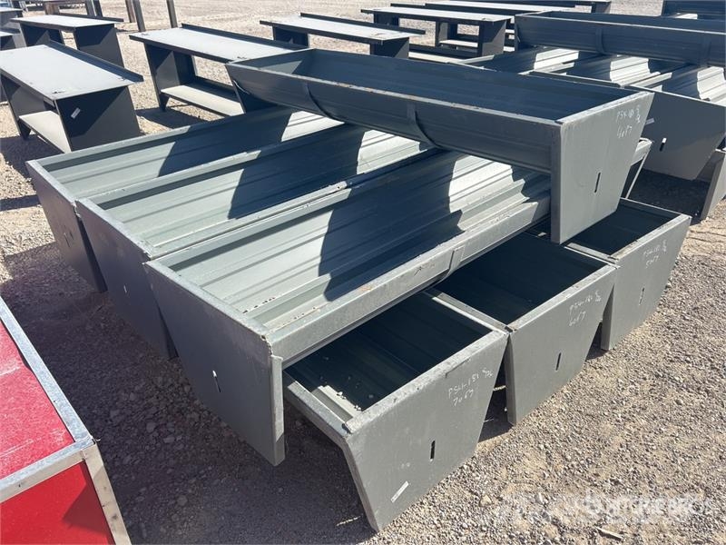 Quantity of (7) Kit Containers CFX-90 Livestock Fe Fütterungsautomaten