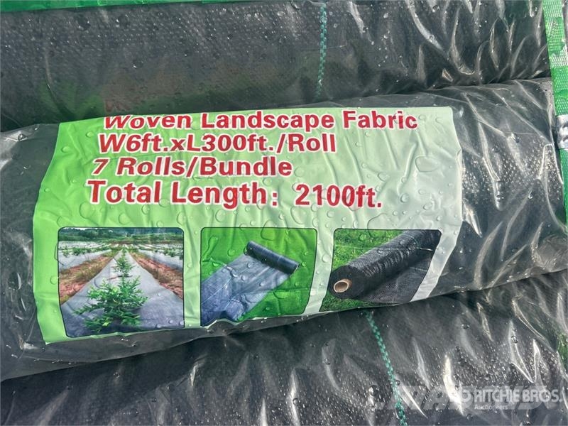  Quantity of (7) Rolls of 6 ft x 300 ft Woven Lands Lauksaimniecība- Citi