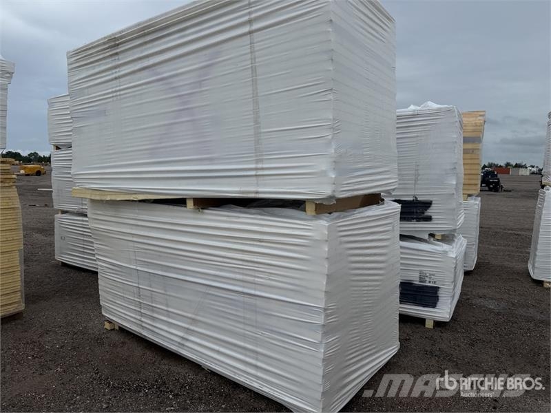  Quantity of (8) 96 in x 48 in Polyiso Insulation Winches, hoists and material lifts