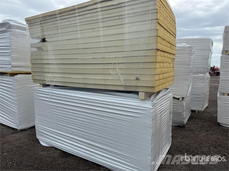  Quantity of (8) 96 in x 48 in Polyiso Insulation Winches, hoists and material lifts