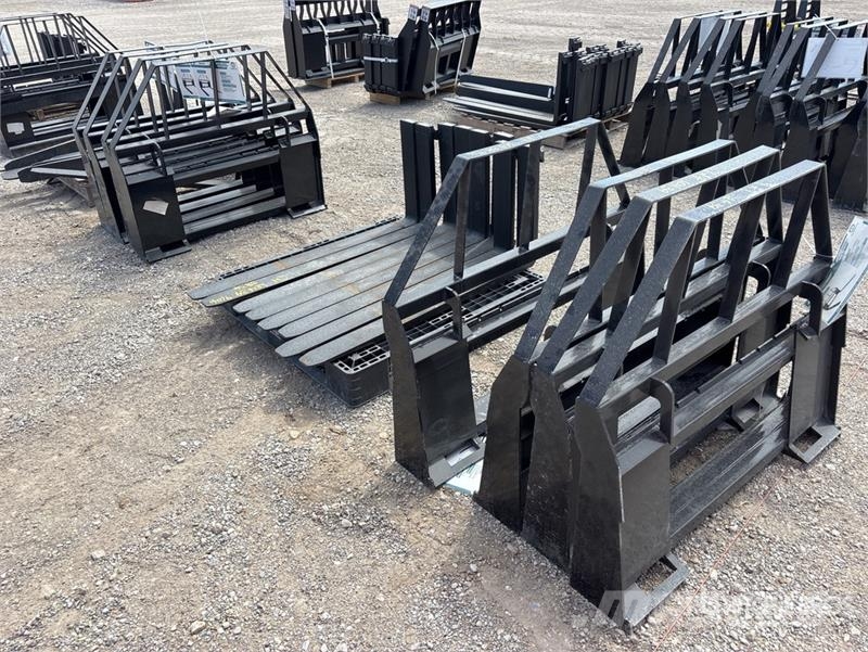 Quantity of (8) Mower King SA 48 in Skid Steer Fo Garfos
