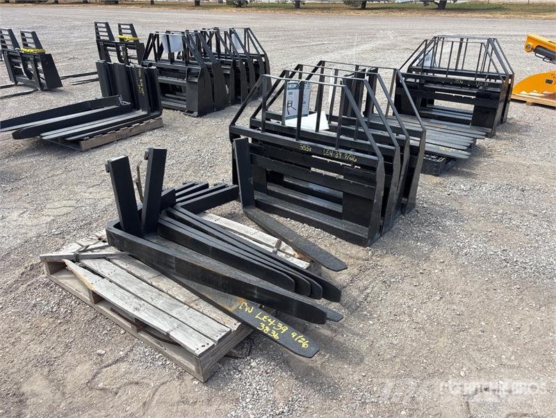 Quantity of (8) Mower King SA 48 in Skid Steer Fo Garfos