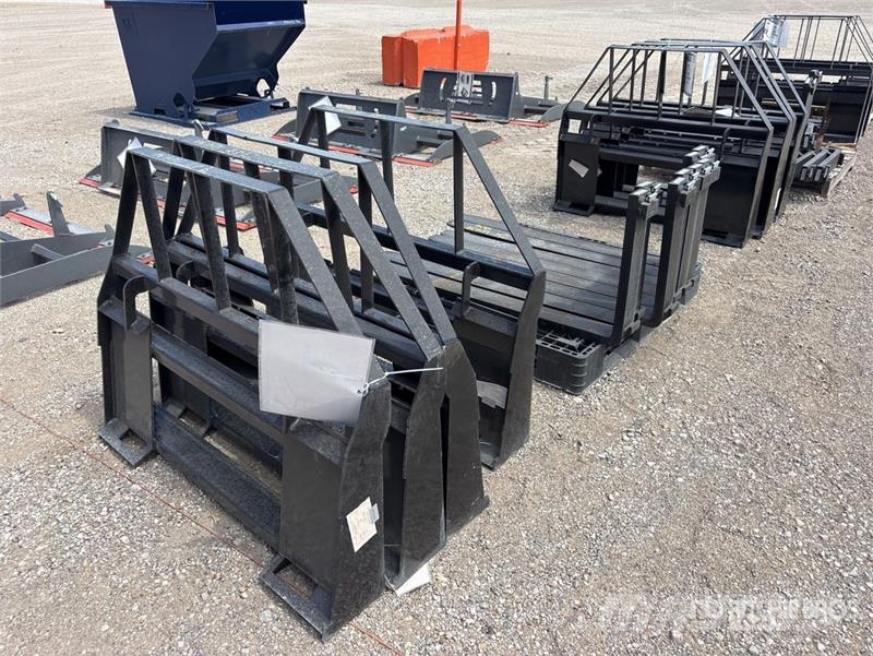 Quantity of (8) Mower King SA 48 in Skid Steer Fo Garfos